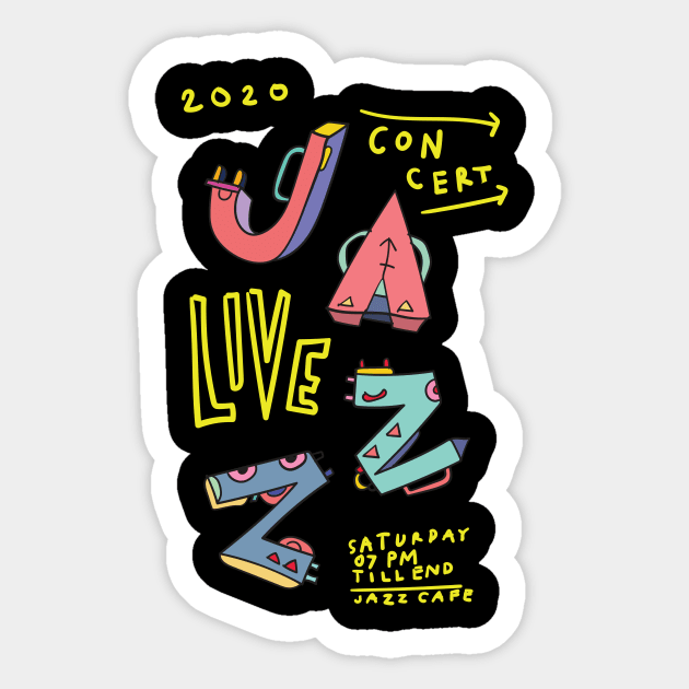 Jazz live Sticker by Music Lover